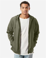 Independent Trading Co. EXP54LWZ Men's Lightweight Windbreaker Full-Zip Jacket | Wholesale Windbreaker