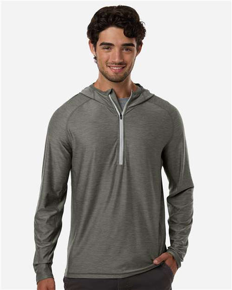 HUK H1200668 Men's Atoll Half-Zip Hooded Pullover