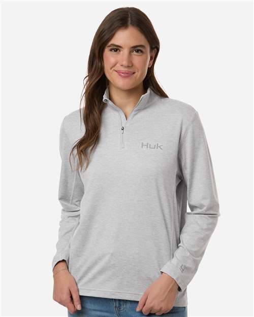 HUK H6130024 Women's Coldfront+ Quarter-Zip Pullover