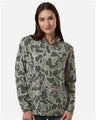 HUK H6130037 Women's Coldfront+ KC Print Hooded Sweatshirt