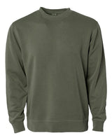 Independent Trading Co. PRM3500 Unisex Midweight Pigment-Dyed Crewneck Sweatshirt | Wholesale Pigment-Dyed Crewneck