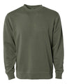 Independent Trading Co. PRM3500 Unisex Midweight Pigment-Dyed Crewneck Sweatshirt | Wholesale Pigment-Dyed Crewneck