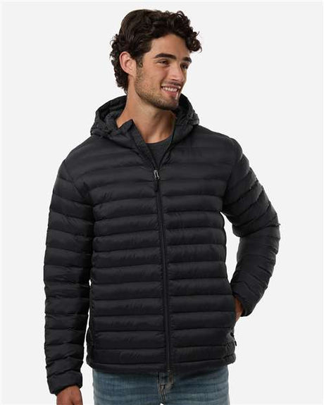 Weatherproof Men's Lightweight Poly-filled Hooded Puffer Jacket - Weatherproof 26715