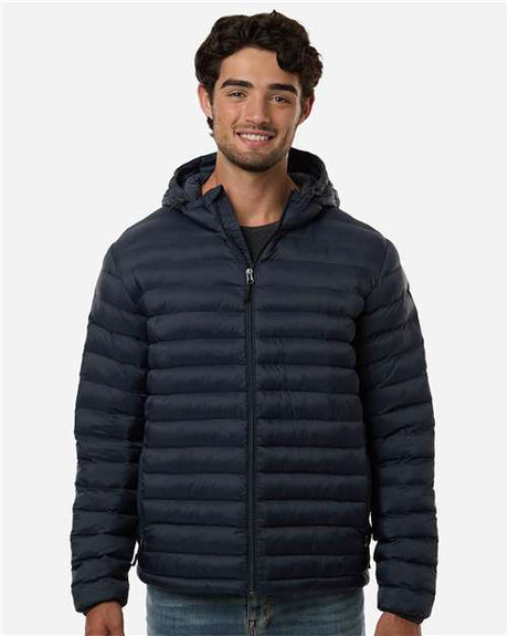 Weatherproof Men's Lightweight Poly-filled Hooded Puffer Jacket - Weatherproof 26715