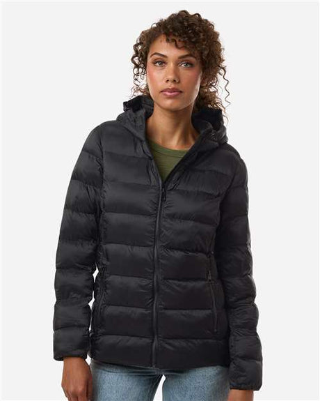 Weatherproof Women's Lightweight Poly-filled Hooded Puffer Jacket - Weatherproof W26715