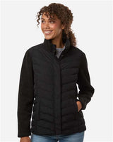 Weatherproof Women's Mixed Media Chevron Jacket - Weatherproof W26719