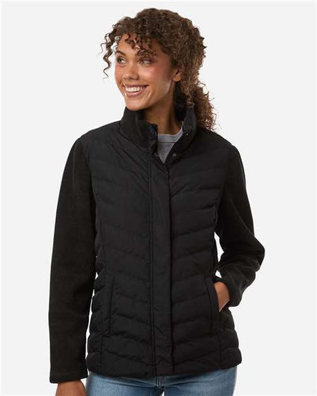 Weatherproof Women's Mixed Media Chevron Jacket - Weatherproof W26719