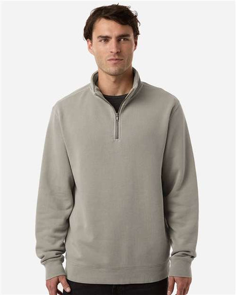 Independent Trading Co. Unisex Pigment-Dyed Quarter-Zip Pullover - Independent Trading Co. PRM4600QZ