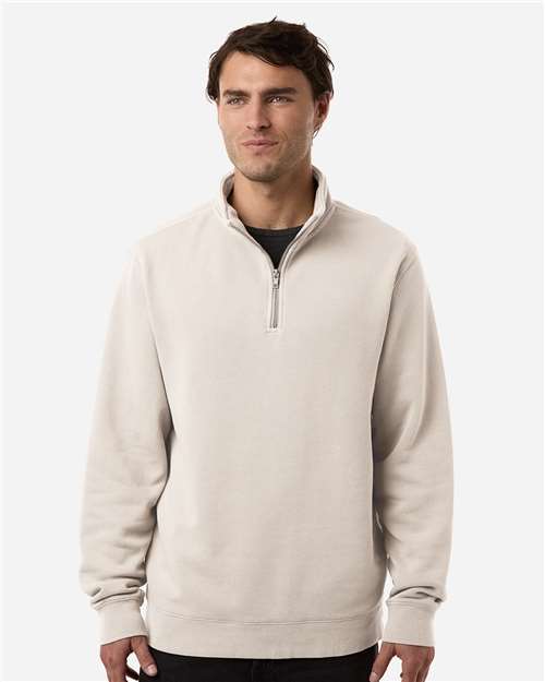 Independent Trading Co. Unisex Pigment-Dyed Quarter-Zip Pullover - Independent Trading Co. PRM4600QZ