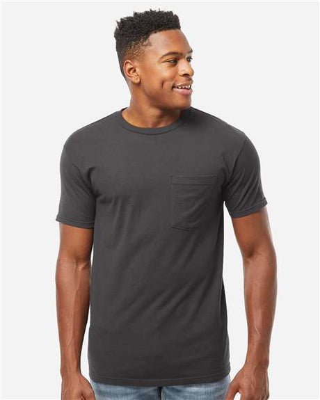 Tultex Unisex Heavyweight Jersey Pocket T-Shirt - Tultex 293