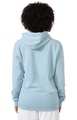 Royal Apparel 13555PD Unisex Vintage Pigment Dyed Fleece Pullover Hoody - Bluestone