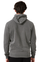 Royal Apparel 13555PD Unisex Vintage Pigment Dyed Fleece Pullover Hoody - Charcoal