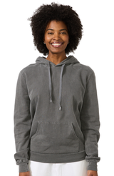 Royal Apparel 13555PD Unisex Vintage Pigment Dyed Fleece Pullover Hoody - Charcoal