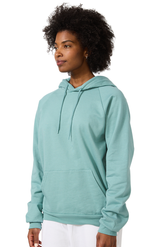 Royal Apparel 13555PD Unisex Vintage Pigment Dyed Fleece Pullover Hoody - Fern