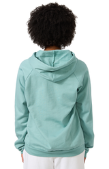 Royal Apparel 13555PD Unisex Vintage Pigment Dyed Fleece Pullover Hoody - Fern