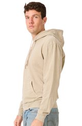 Royal Apparel 13555PD Unisex Vintage Pigment Dyed Fleece Pullover Hoody - Khaki