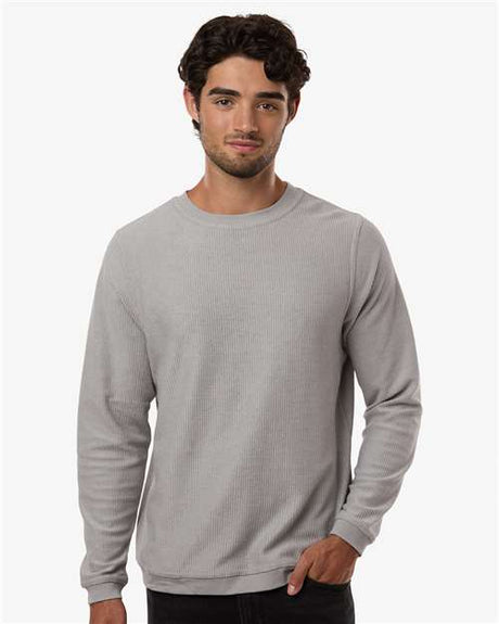 Boxercraft Unisex Corded Crewneck Sweatshirt - Boxercraft D02