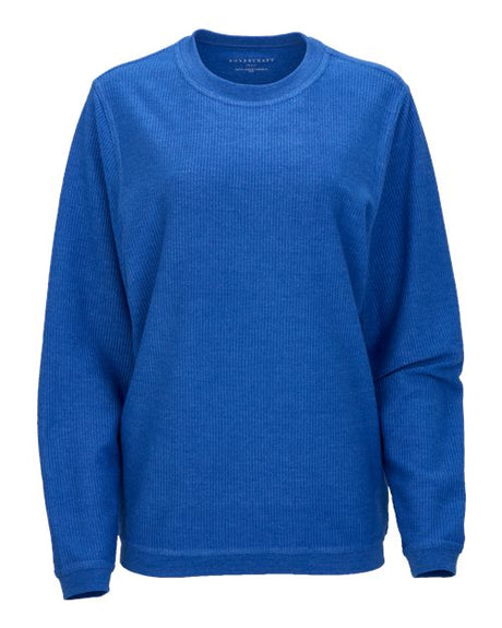 Boxercraft Unisex Corded Crewneck Sweatshirt - Boxercraft D02