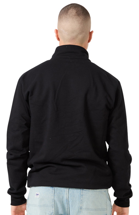 Royal Apparel 13558 Unisex Fleece Quarter Zip - Black
