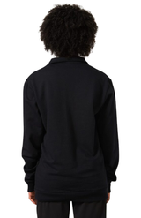 Royal Apparel 13558 Unisex Fleece Quarter Zip - Black