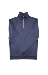 Royal Apparel 13558 Unisex Fleece Quarter Zip - Navy