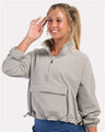 Boxercraft Women's Stretch Woven Quarter-Zip Pullover - Boxercraft BW5204