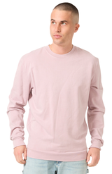 Royal Apparel 13559PD Unisex Vintage Pigment Dyed Fleece Crew Sweatshirt - Mauve