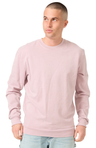 Royal Apparel 13559PD Unisex Vintage Pigment Dyed Fleece Crew Sweatshirt - Mauve