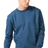 Royal Apparel 13559PD Unisex Vintage Pigment Dyed Fleece Crew Sweatshirt - Blue Steel