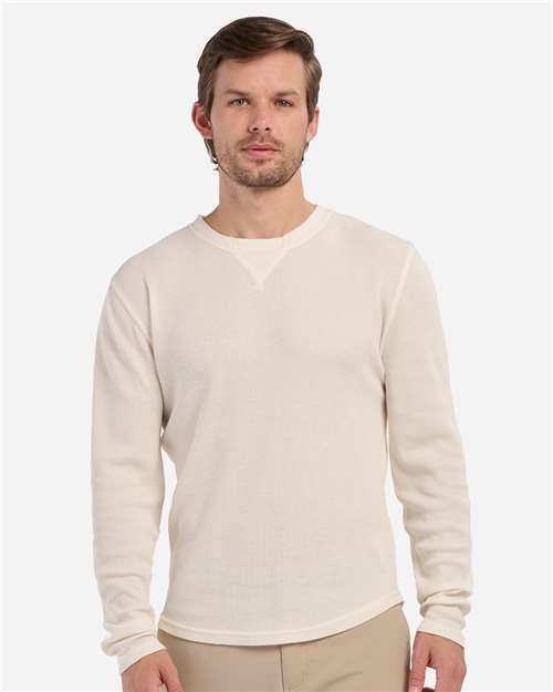 Boxercraft Men's Waffle Knit Long Sleeve T-Shirt - Boxercraft BM3103