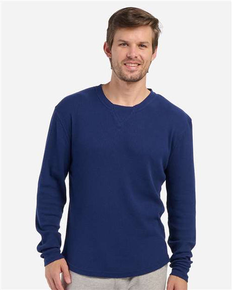 Boxercraft Men's Waffle Knit Long Sleeve T-Shirt - Boxercraft BM3103