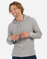 Boxercraft Unisex Waffle Knit Pullover Hooded Long Sleeve T-Shirt - Boxercraft BM3702