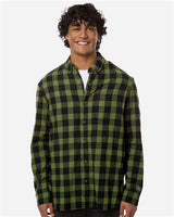 Boxercraft Men's Flannel Button Down Shirt - Boxercraft BU7401