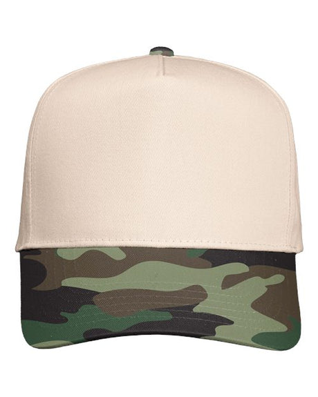 Valucap Five-Panel Twill Cap - Valucap 8869
