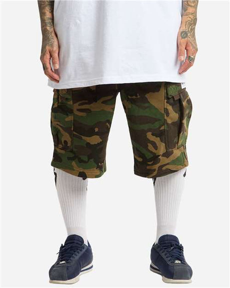Shaka Wear Unisex Fleece Cargo Shorts - Shaka Wear SHFCS