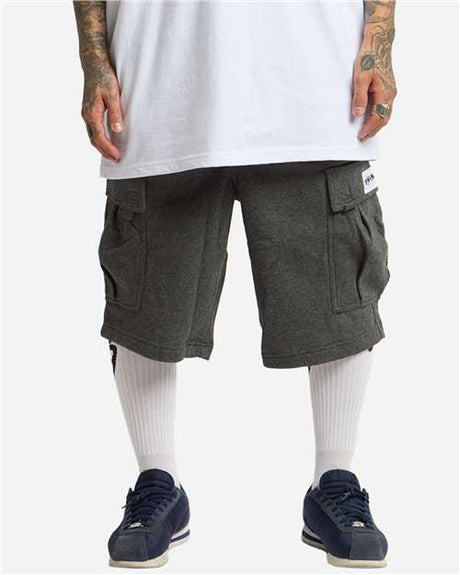 Shaka Wear Unisex Fleece Cargo Shorts - Shaka Wear SHFCS