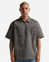 Shaka Wear Unisex Work Heavyweight Quarter-Zip Short Sleeve Shirt - Shaka Wear SHQZWS
