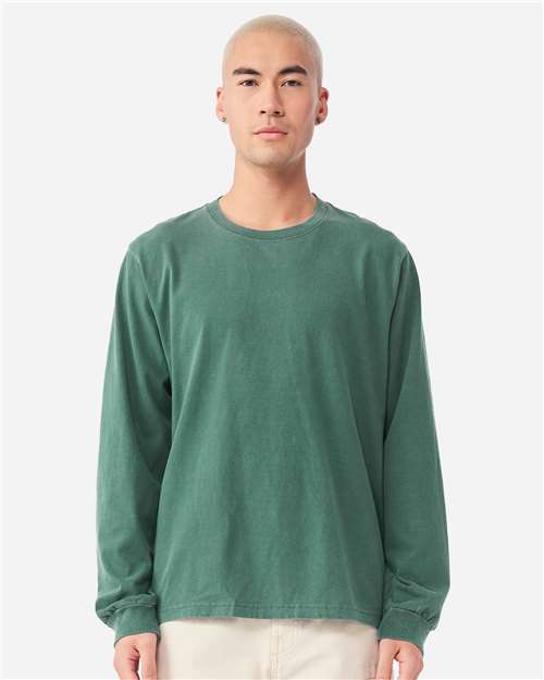 BELLA + CANVAS Unisex Heavyweight Garment-Dyed Long Sleeve Tee - BELLA + CANVAS 4851GD