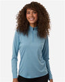 All-Sport Performance Women's Pro-Lock Performance Mélange Quarter-Zip Pullover