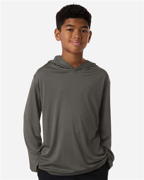 All-Sport Performance Youth Pro-Lock Performance Hooded Long Sleeve T-Shirt