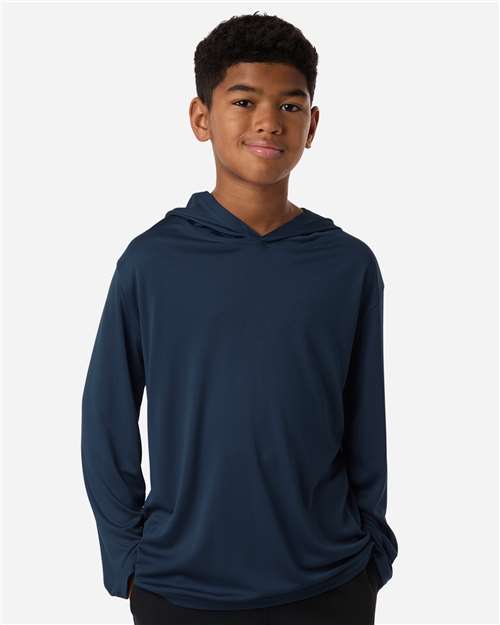 All-Sport Performance Youth Pro-Lock Performance Hooded Long Sleeve T-Shirt