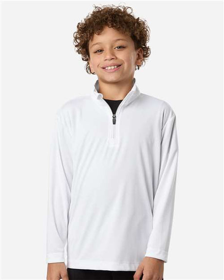 Wholesale All-Sport Performance Youth Pro-Lock Performance Quarter-Zip Pullover