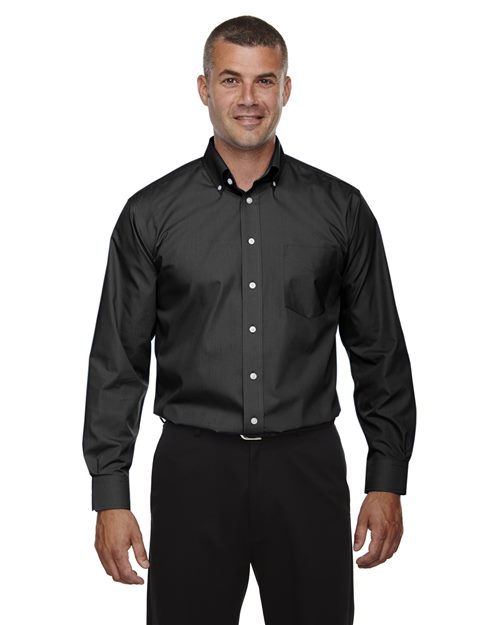 Joe's USA Men's Tall Crown Collection® Broadcloth Woven Dress Shirt