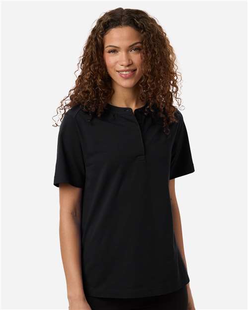 Joe's USA Women's Seaton Pebble Textured Polo