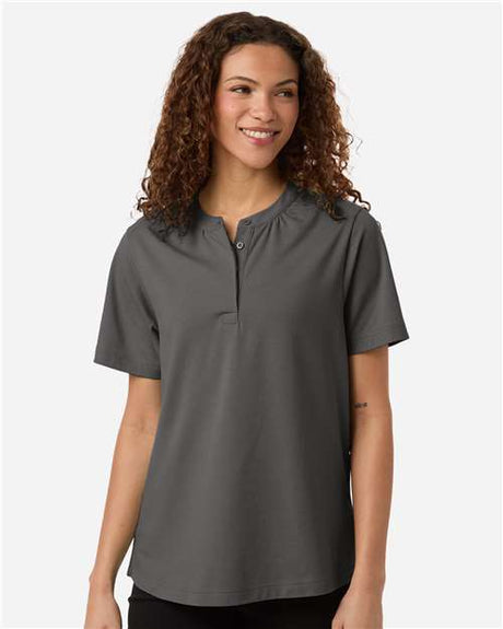 Joe's USA Women's Seaton Pebble Textured Polo