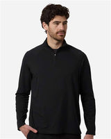 Joe's USA Men's Seaton Pebble Textured Quarter-Zip Pullover