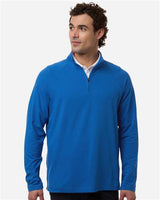 Joe's USA Men's Seaton Pebble Textured Quarter-Zip Pullover
