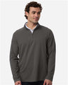 Joe's USA Men's Seaton Pebble Textured Quarter-Zip Pullover
