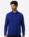 Joe's USA Men's Seaton Pebble Textured Quarter-Zip Pullover