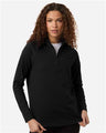 Joe's USA Women's Seaton Pebble Textured Quarter-Zip Pullover